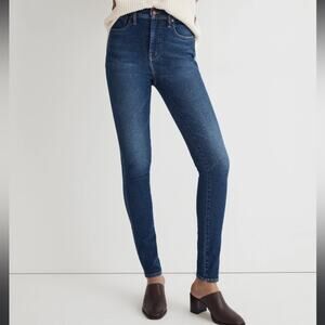 Madewell 10” High Rise Skinny Jeans Women 29 Blue Stretch Denim MA621